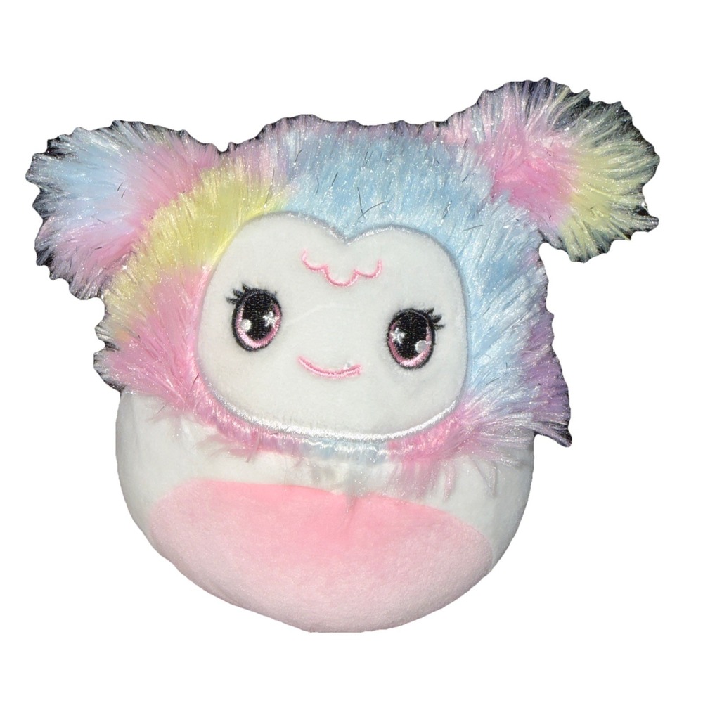 Squishmallow Zaylee 5" Yeti Bigfoot Mystery Squad KellyToy Pastel Glitter Fur